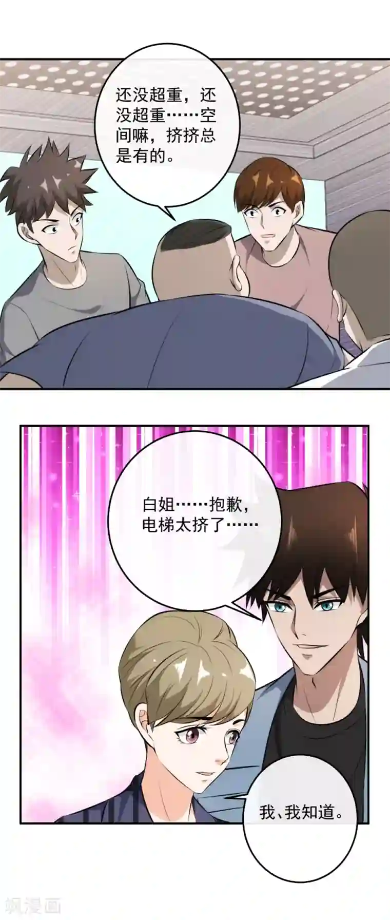 这个兵王很嚣张第129话 电梯间里的亲密接触