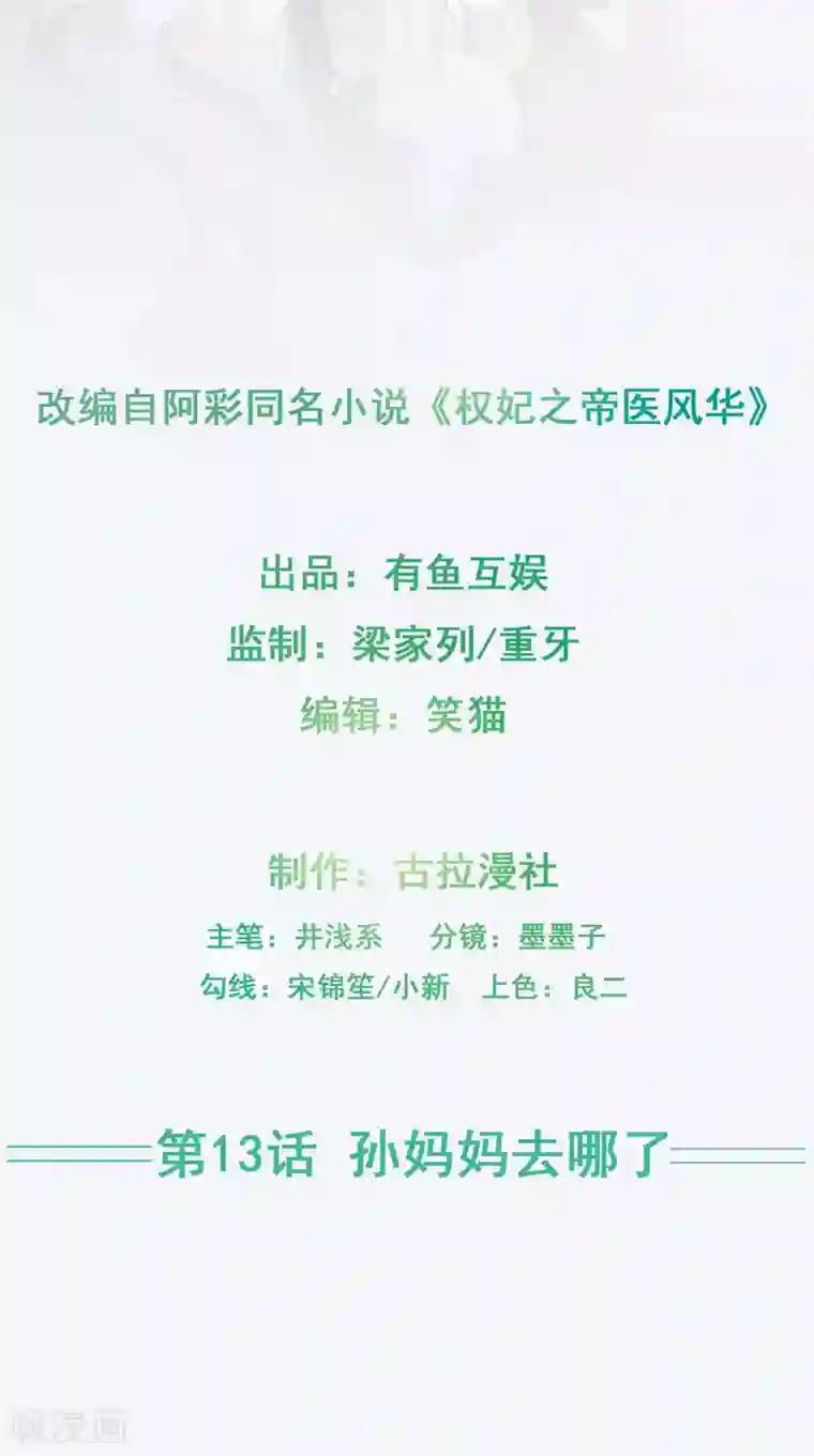 权妃之帝医风华第13话 孙妈妈去哪了