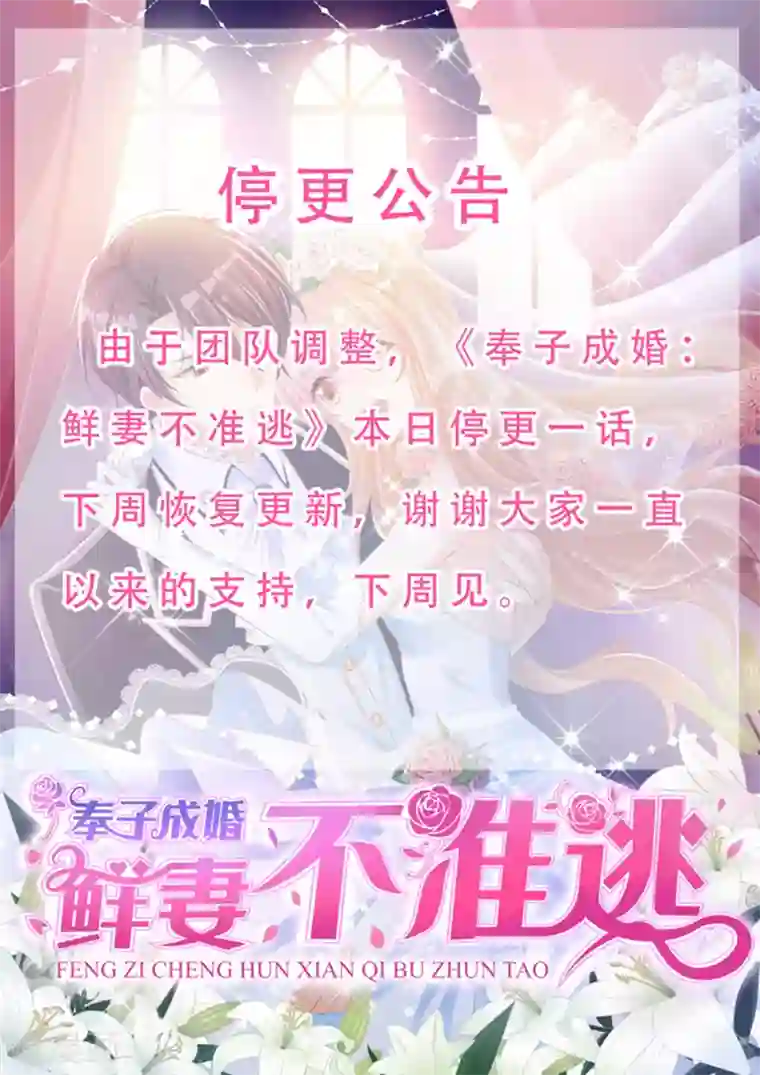 奉子成婚：鲜妻不准逃停更公告