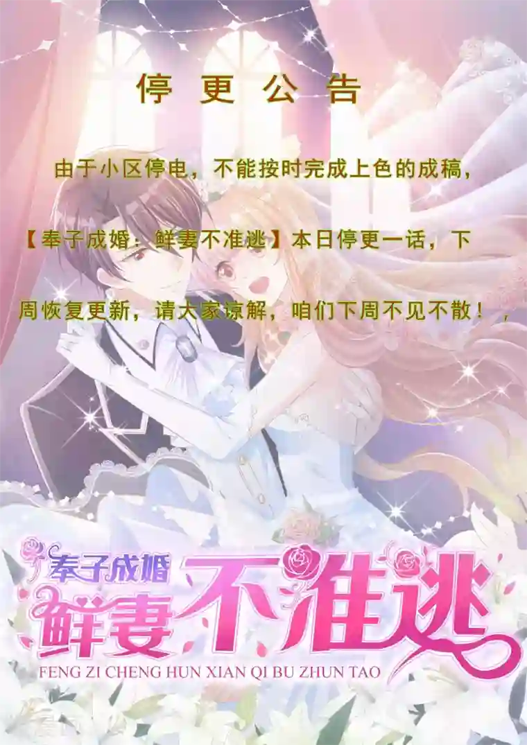 奉子成婚：鲜妻不准逃停更通知