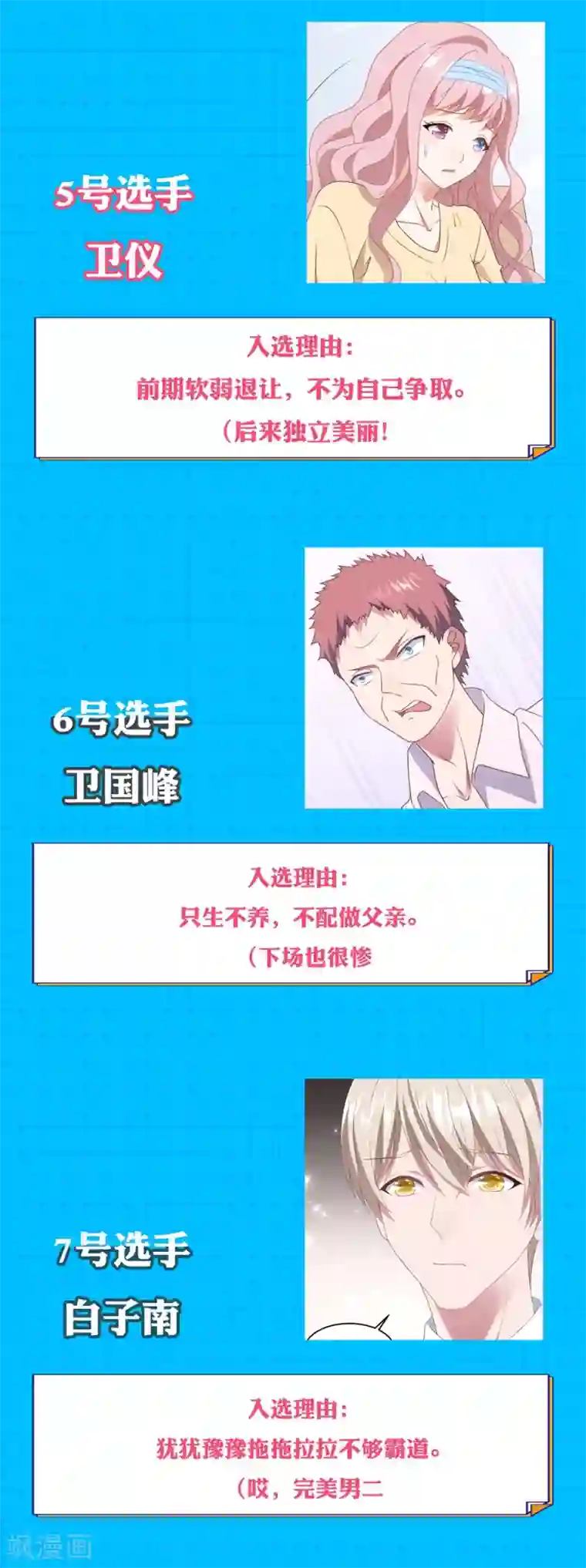 琴牵意惹小盲妻气人角色大赛