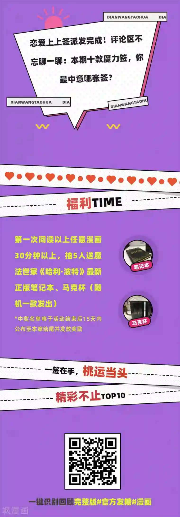 编辑藏书阁#官方发糖#TOP10荣耀揭秘