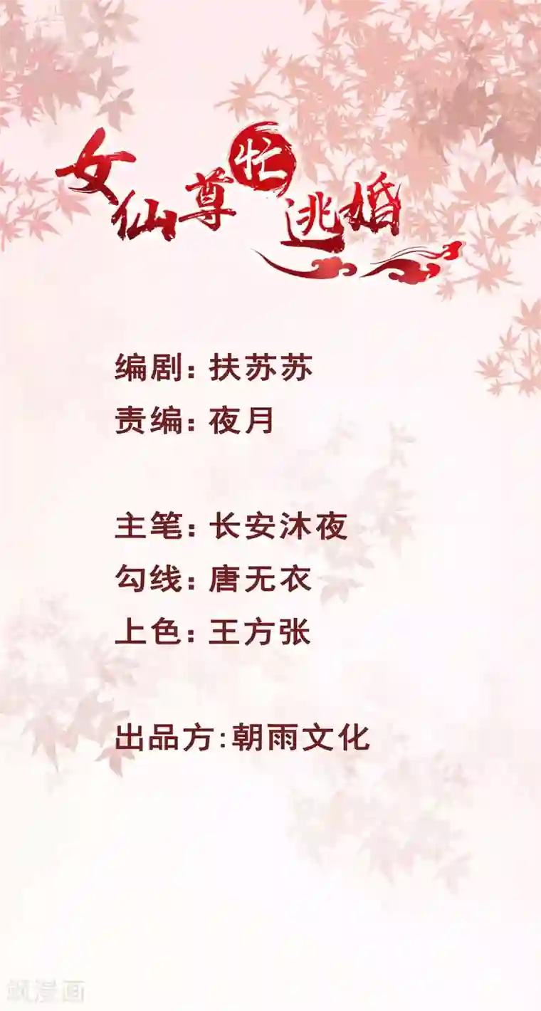 女仙尊忙逃婚第9话 神秘仙尊