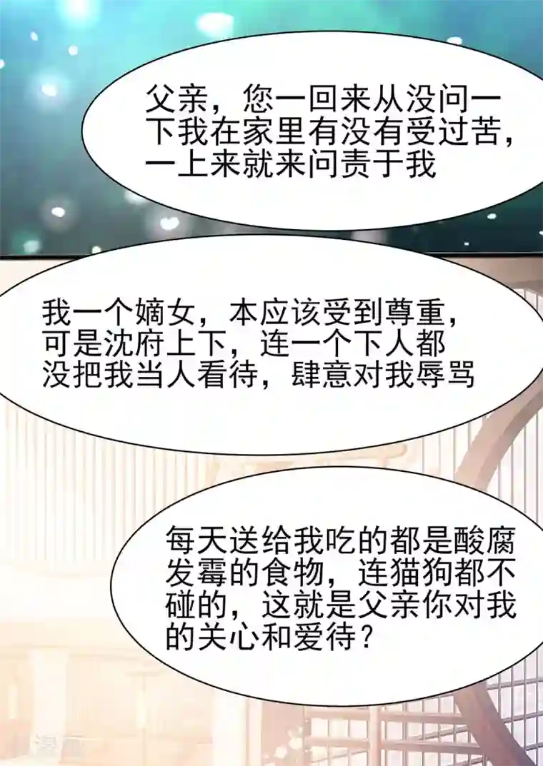 穿越王妃，夫君别找虐第17话 父亲的态度