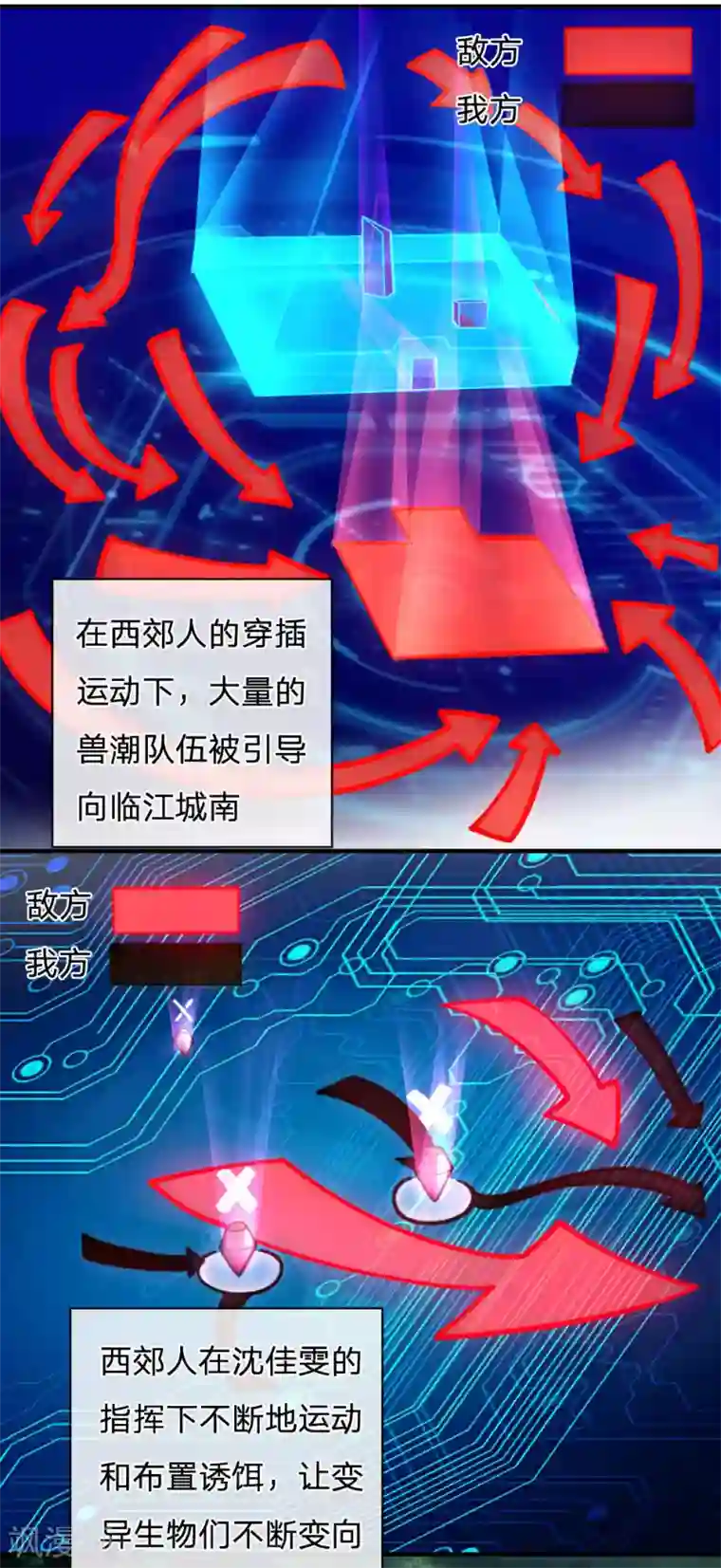 末世女友：我家后院通末世第89话 诱导作战计划