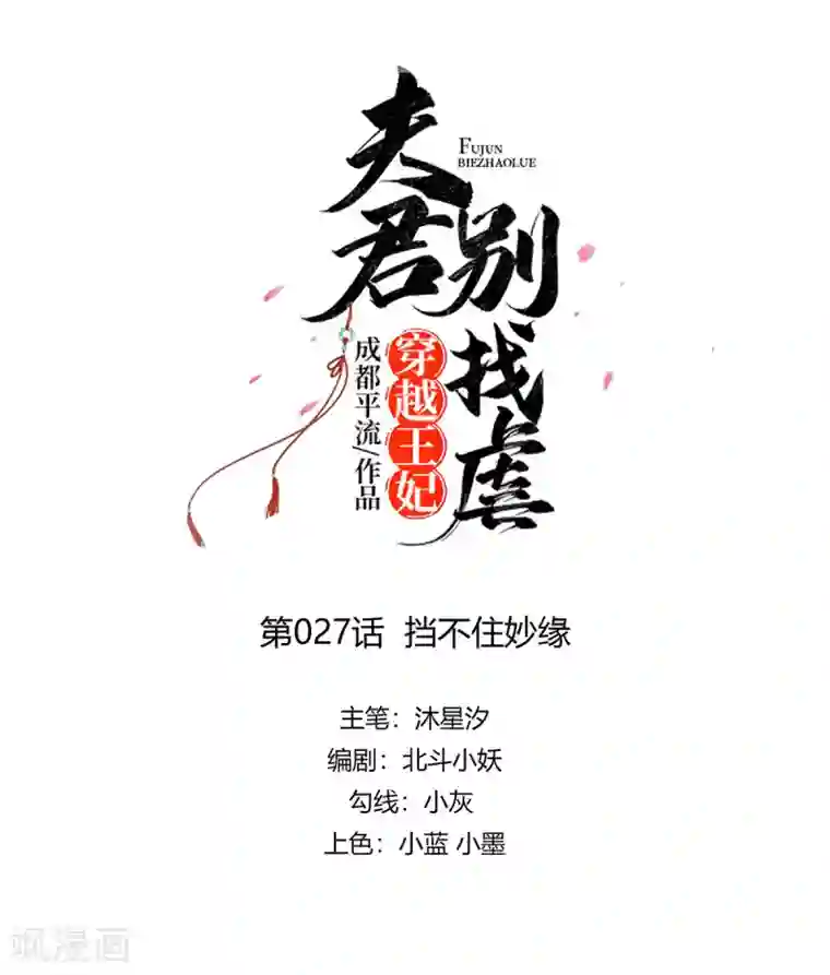 穿越王妃，夫君别找虐第27话 挡不住妙缘