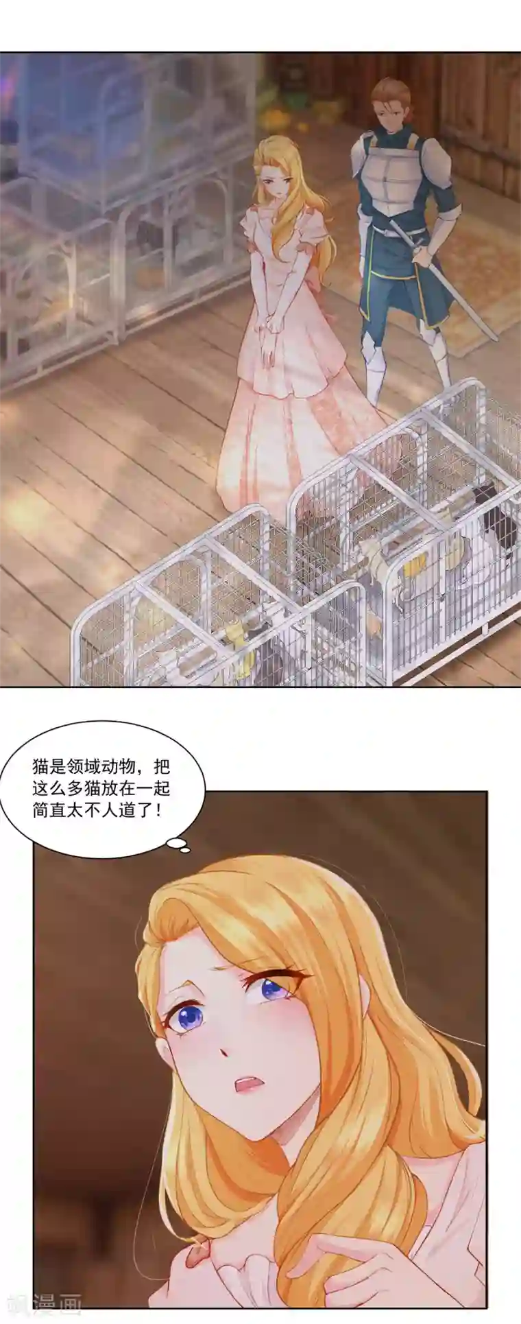 想成为废柴的公爵小姐第3话 两只猫