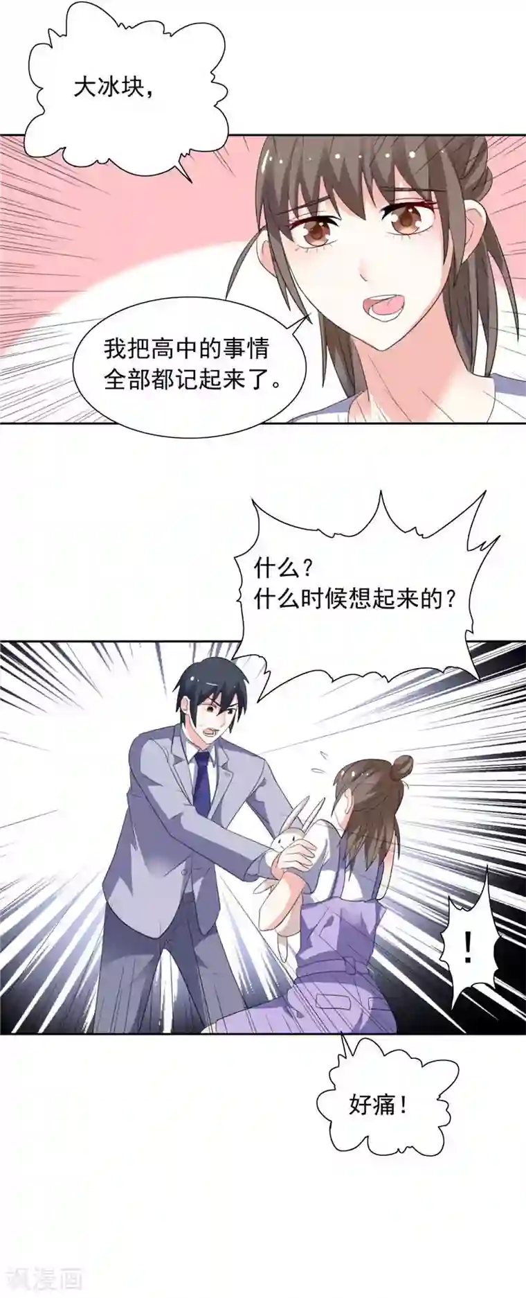 总裁的呆萌丫头第47话 就是威胁你