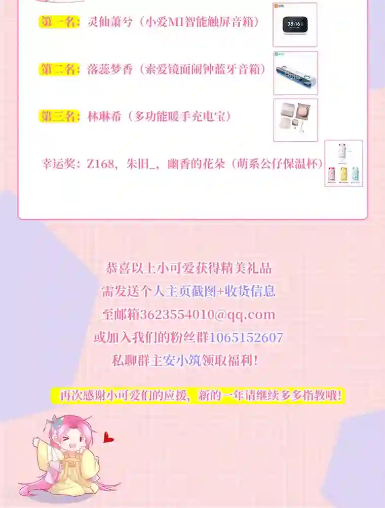 本王妃神藤在手中奖公示