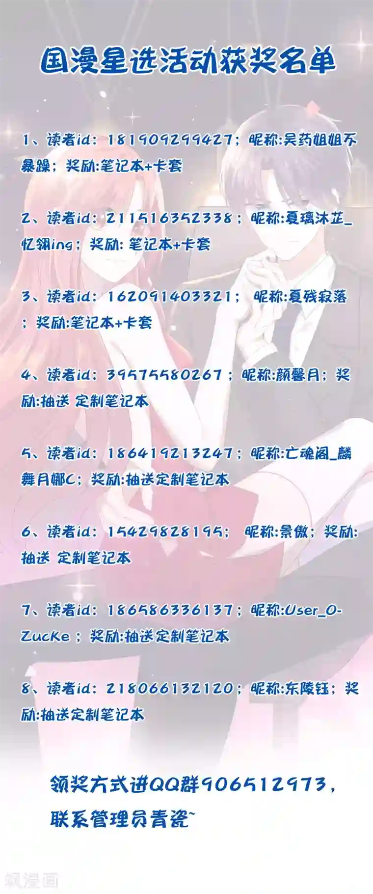 渣男总裁别想逃国漫之星获奖名单