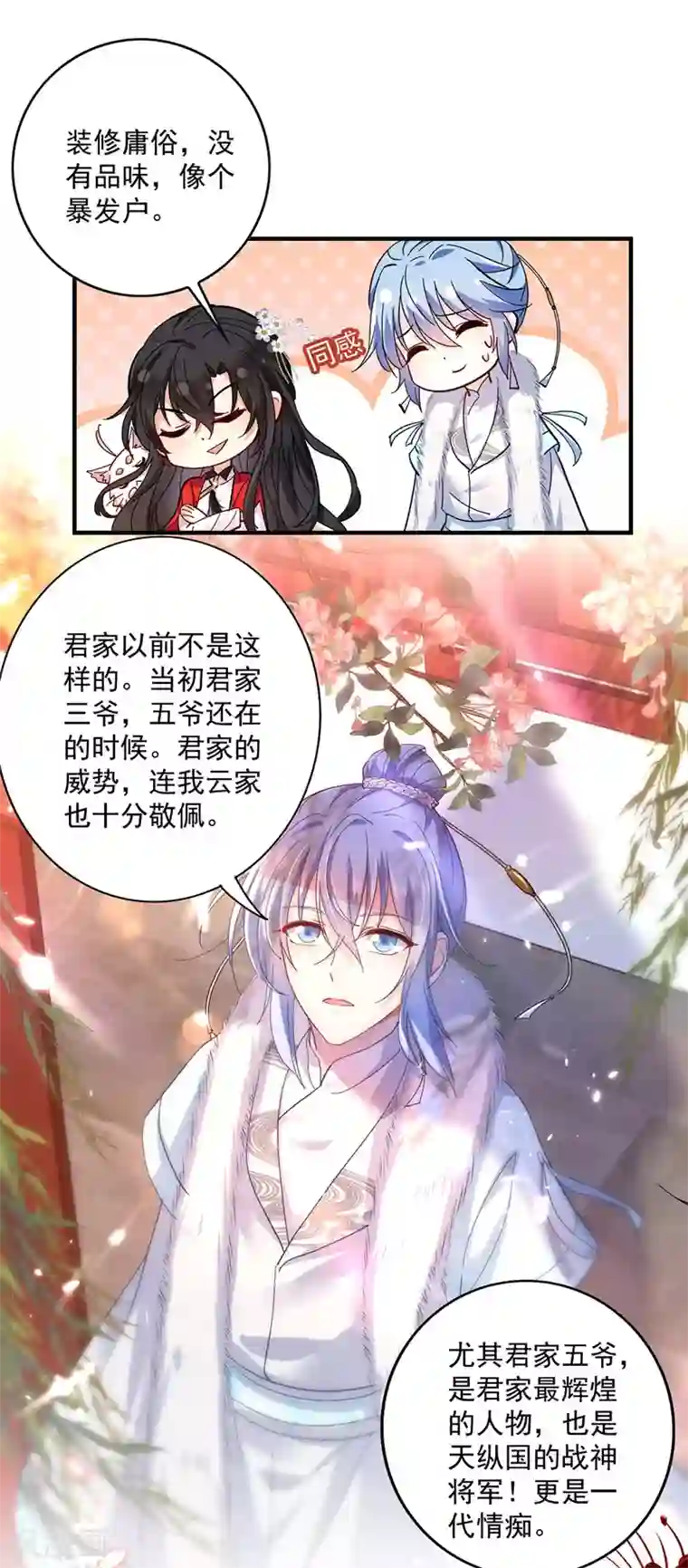 我在异界养男神：神医九小姐第54话 君家历史