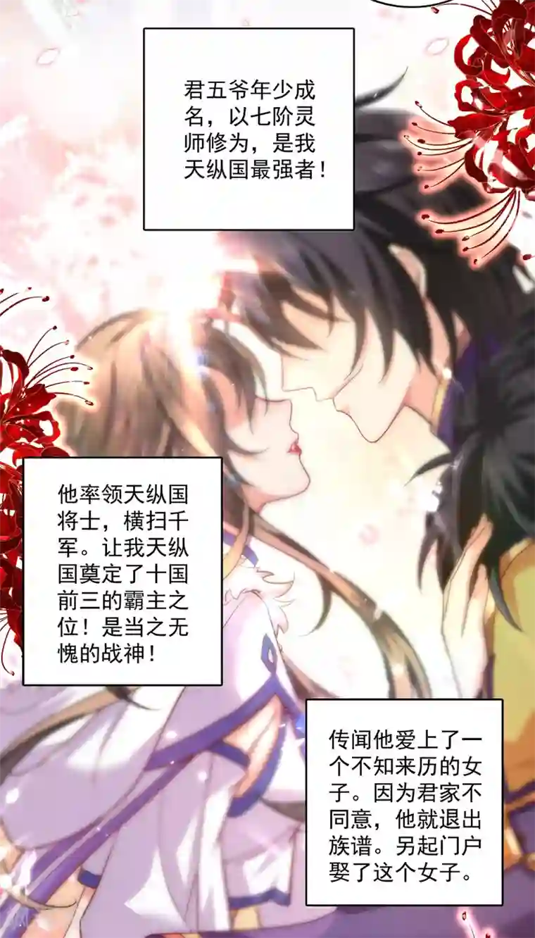 我在异界养男神：神医九小姐第54话 君家历史