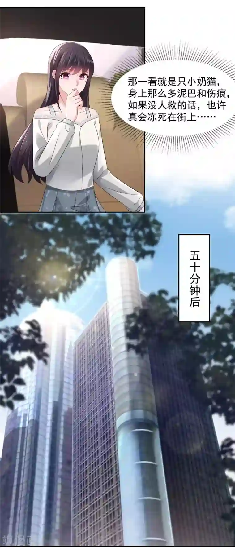 重生相逢：给你我的独家宠溺第58话 捡了只小猫咪