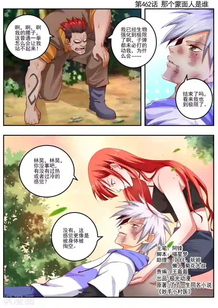 中华神医第462话 那个蒙面人是谁