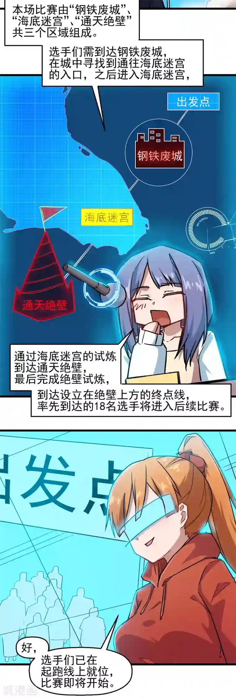 校园狂师第190话 第一轮比赛