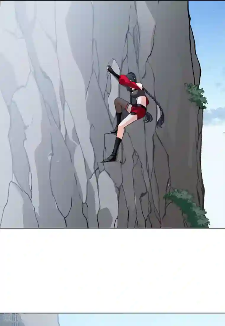 她来了，请趴下第131话 徒手攀岩3