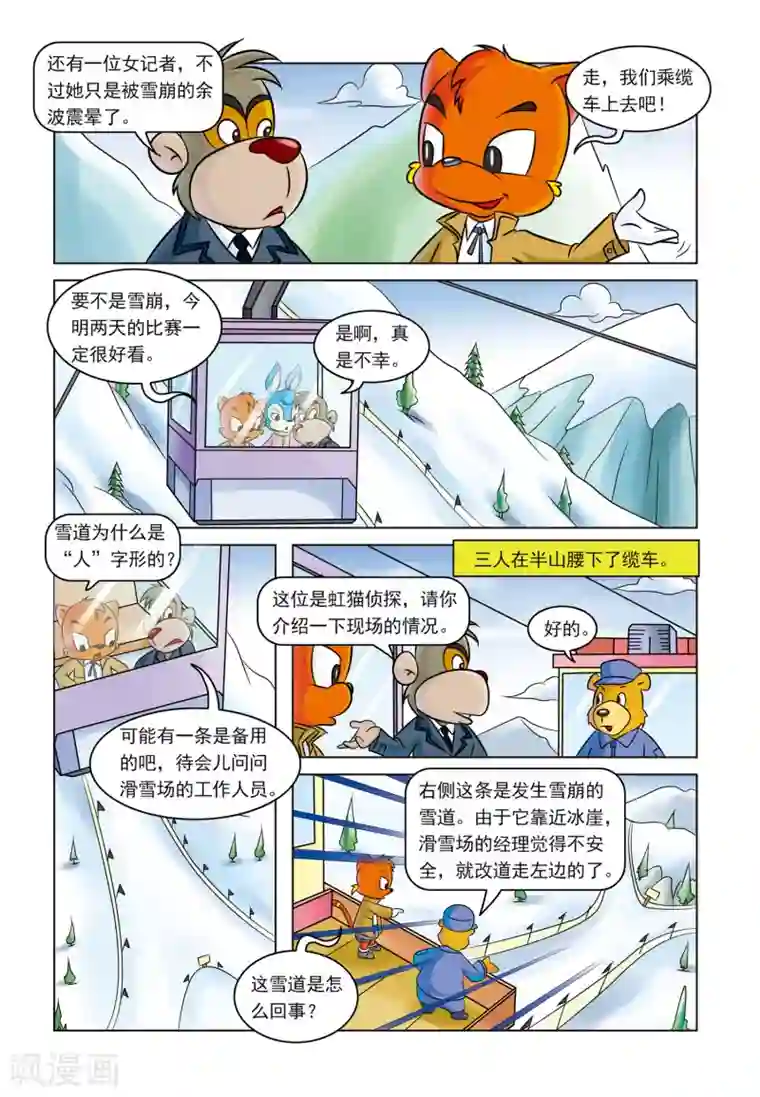 虹猫蓝兔惊险探案系列之湖畔黑影第5话 雪崩之后