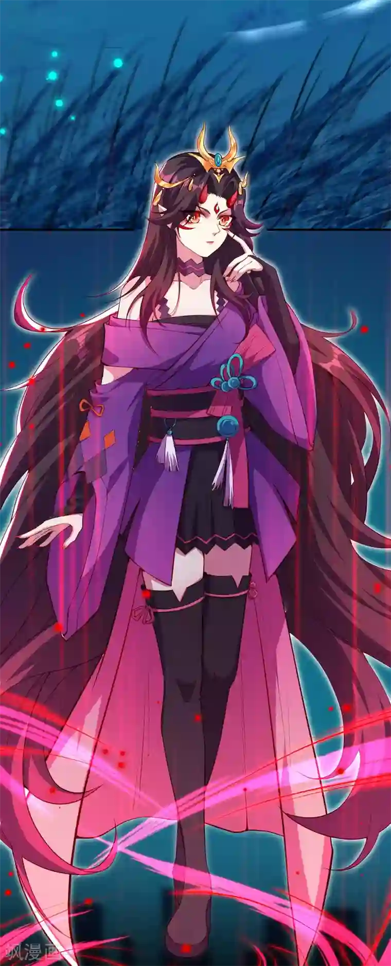 逆天邪神（条漫版）第347话 妖异少女