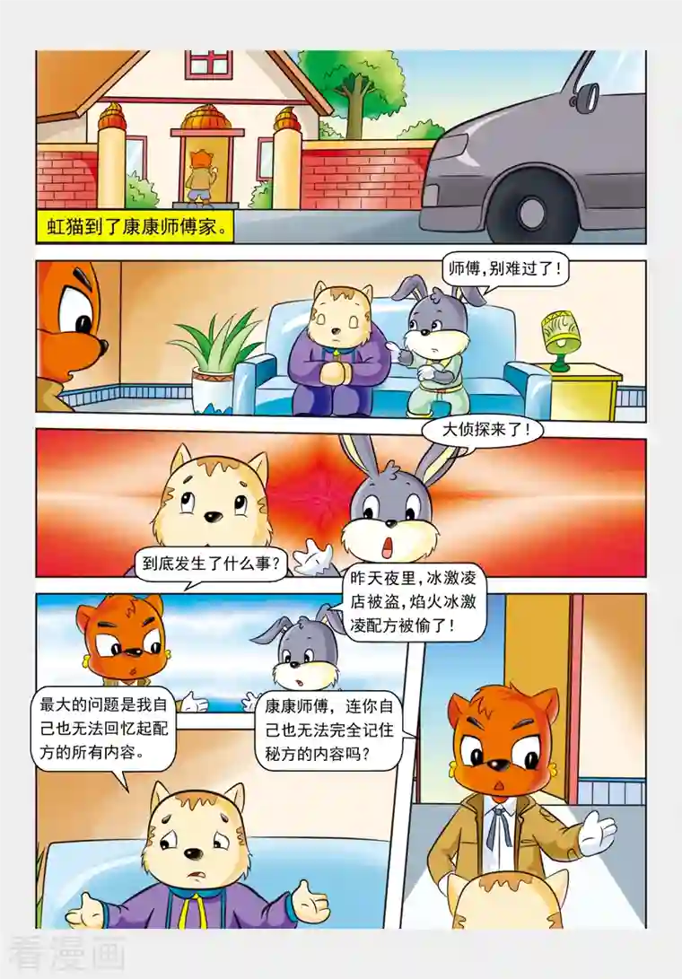 虹猫蓝兔惊险探案系列之湖畔黑影第7话 冒焰火的冰淇淋