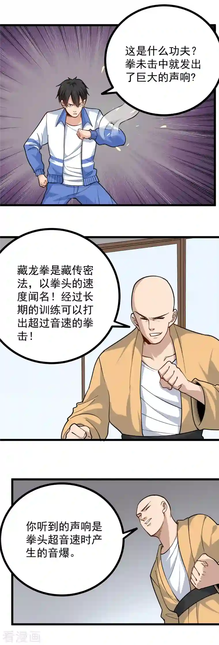 校园护花高手第255话 藏龙拳