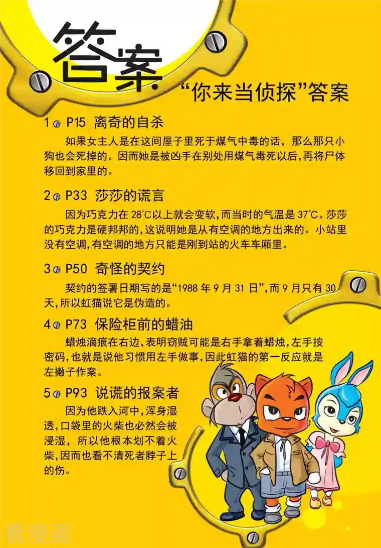 虹猫蓝兔惊险探案系列之湖畔黑影第15话 虚构人物