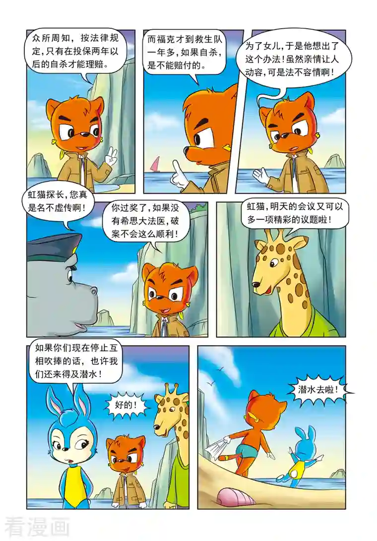 虹猫蓝兔惊险探案系列之湖畔黑影第18话 溺死的救生员