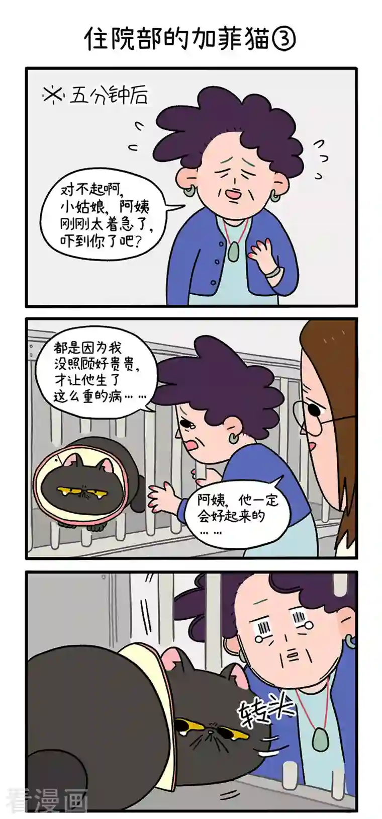 阿满和麦茶第14话 住院部的加菲猫