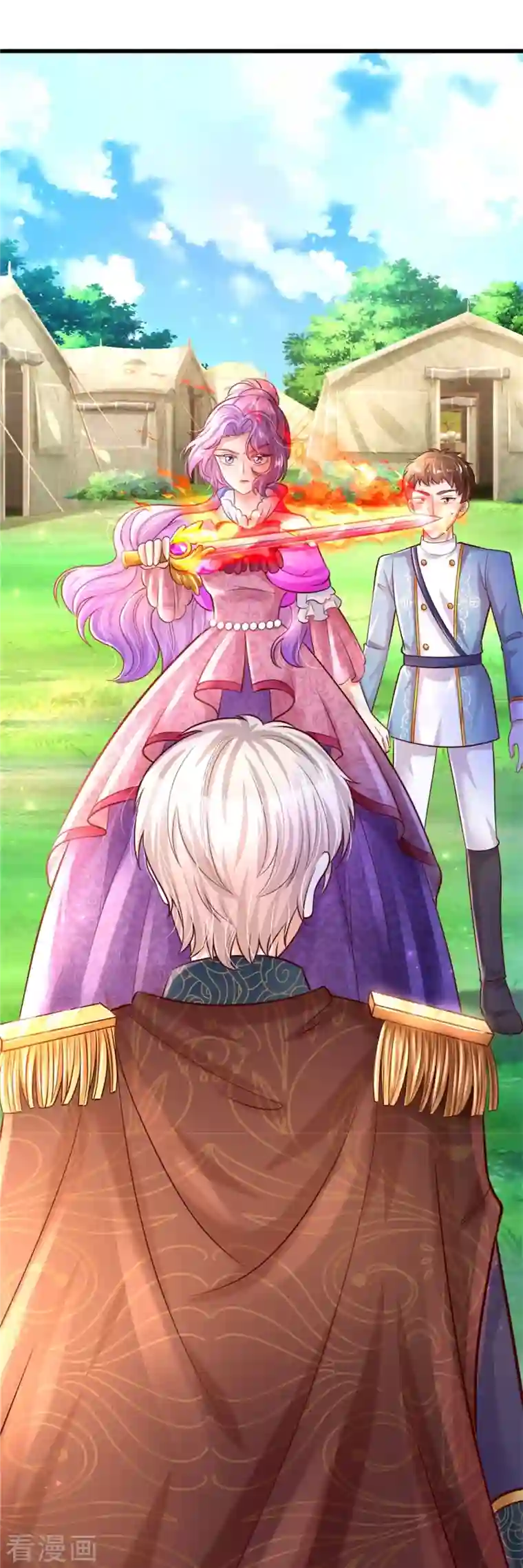 某天成为王的女儿第340话 海伦好帅！