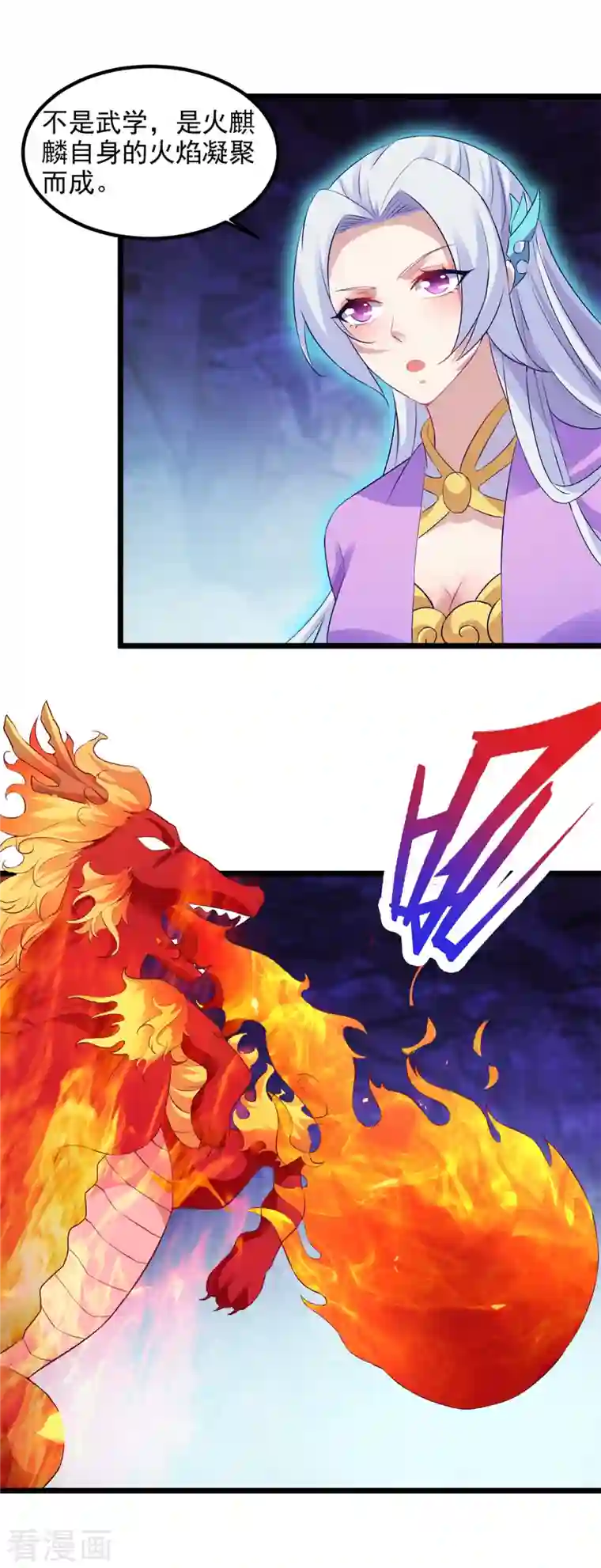 神魂武帝第122话 天虎枪力战豪火球