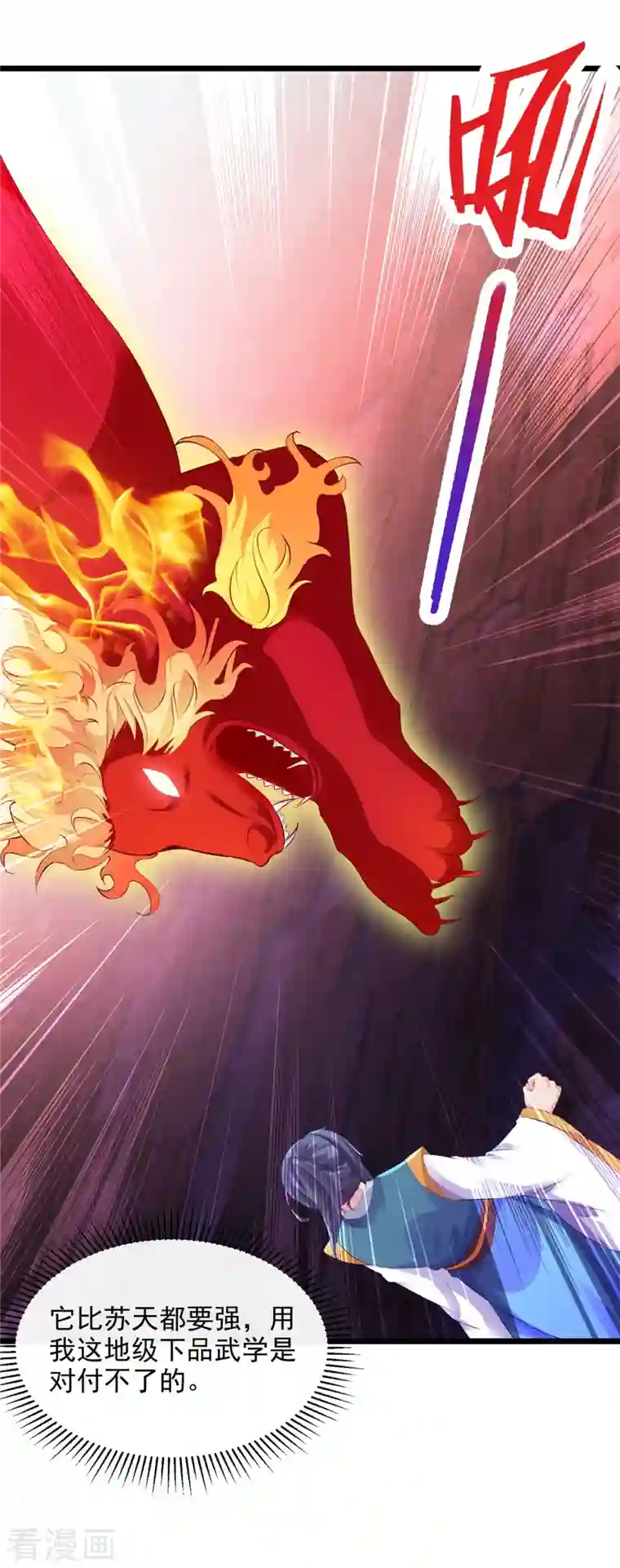 神魂武帝第122话 天虎枪力战豪火球