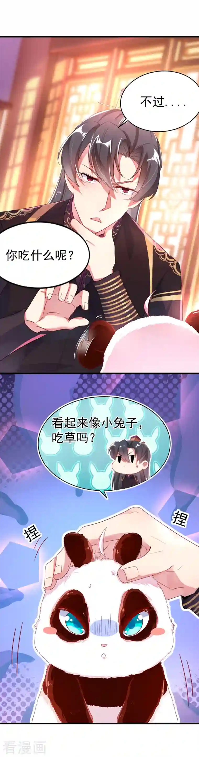 天降萌宝小熊猫：萌妃来袭第6话 变成熊猫吃什么？