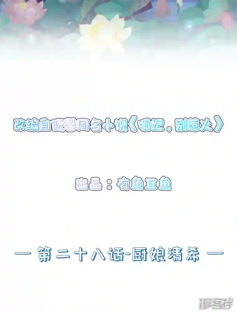 狐妃，别惹火2第28话 厨娘清希