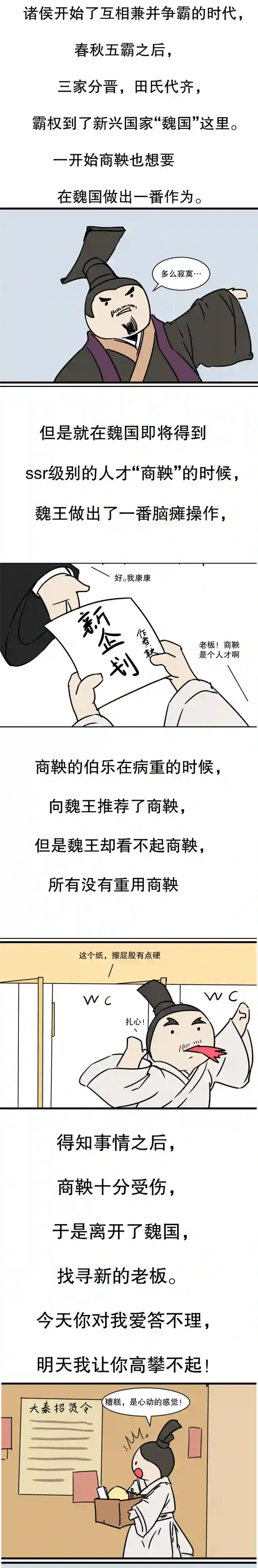 五脊六兽的日子商鞅变法（上）