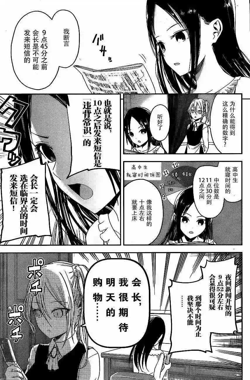 辉夜大小姐想让我告白 ~天才们的恋爱头脑战~周刊09话