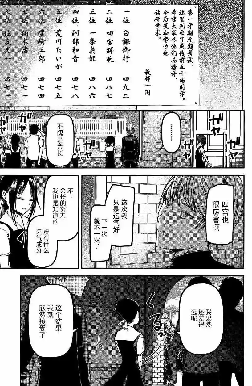 辉夜大小姐想让我告白 ~天才们的恋爱头脑战~周刊21话