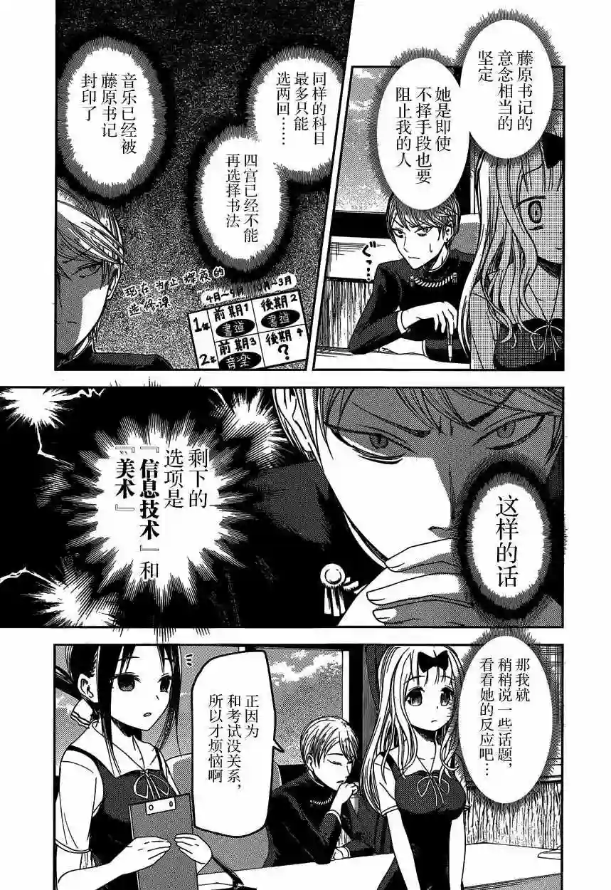 辉夜大小姐想让我告白 ~天才们的恋爱头脑战~周刊37话