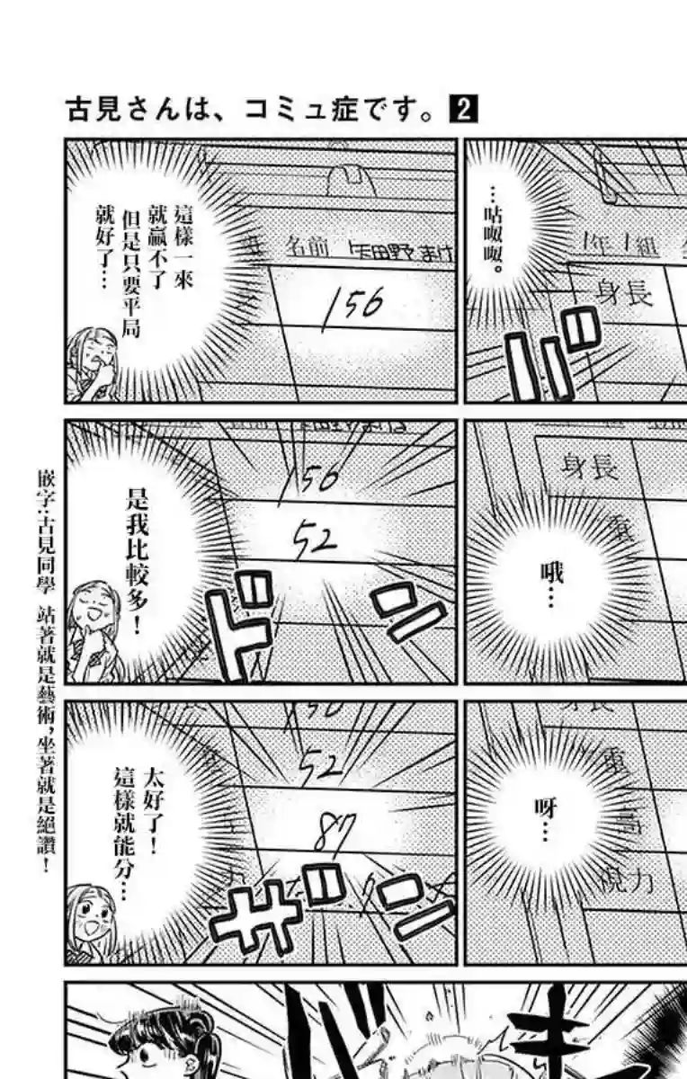 古见同学有交流障碍症第20话 是身体检查。