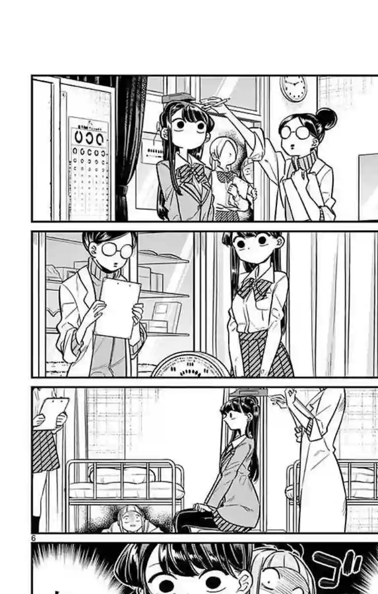 古见同学有交流障碍症第20话 是身体检查。