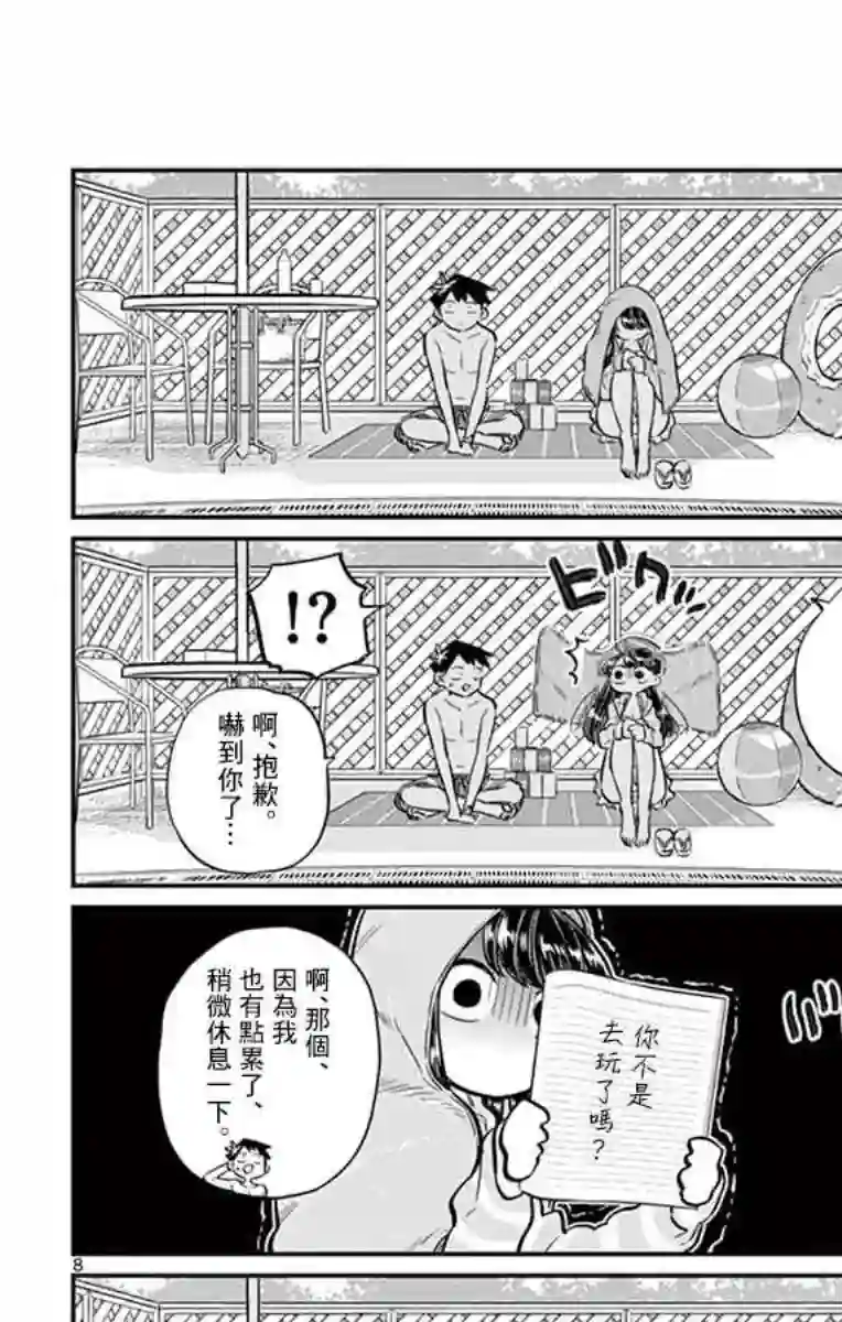 古见同学有交流障碍症第40话 只是削了下来