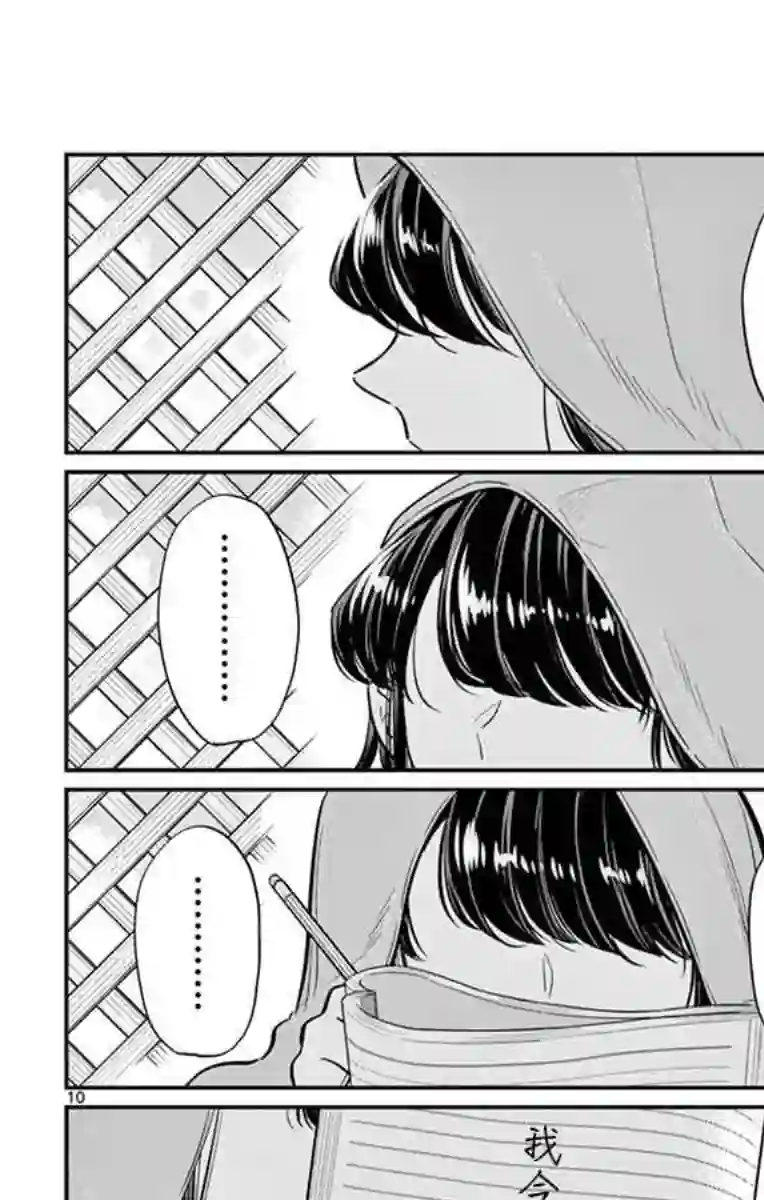 古见同学有交流障碍症第40话 只是削了下来