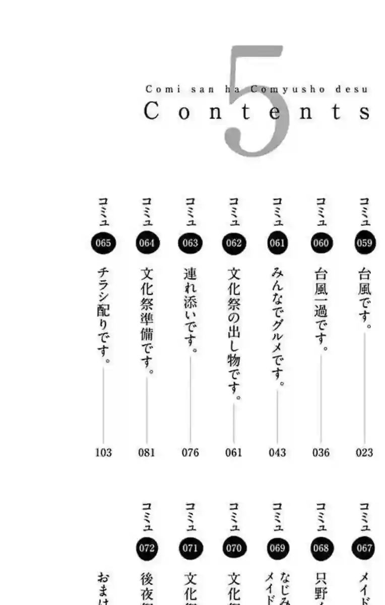 古见同学有交流障碍症第58话 稍微有点苦涩的心情。