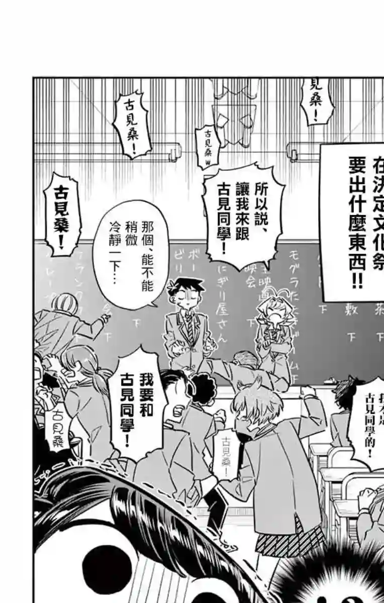 古见同学有交流障碍症第62话 文化祭要出什么东西。