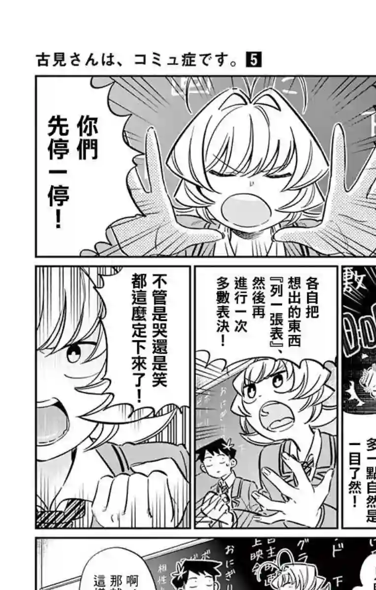 古见同学有交流障碍症第62话 文化祭要出什么东西。