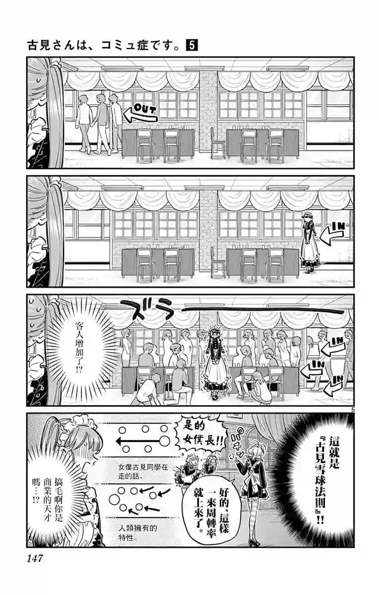 古见同学有交流障碍症第69话 娜吉美酱的女仆咖啡厅