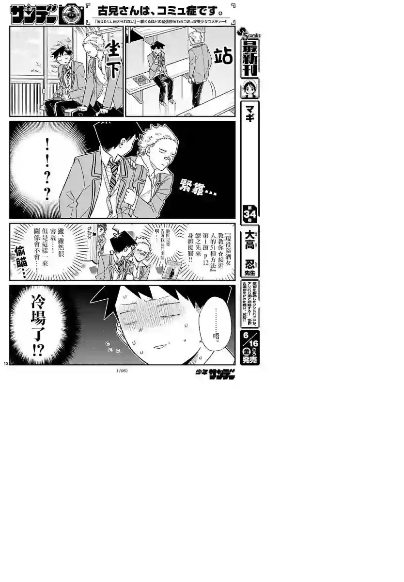 古见同学有交流障碍症第80话 邀请吃午饭