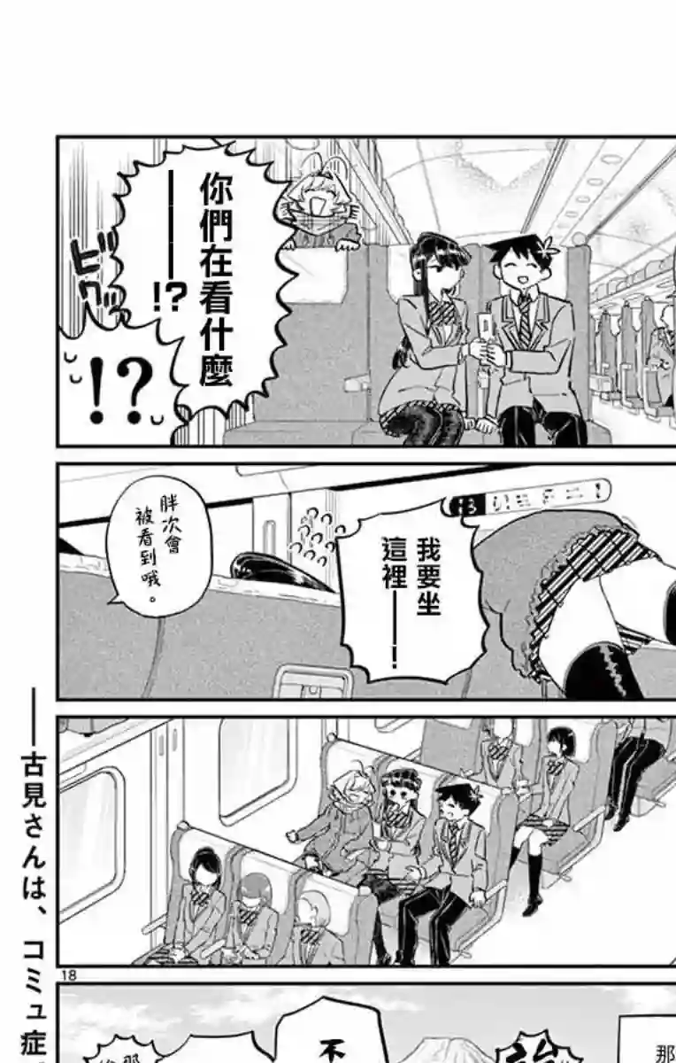 古见同学有交流障碍症第113话 回家的新干线