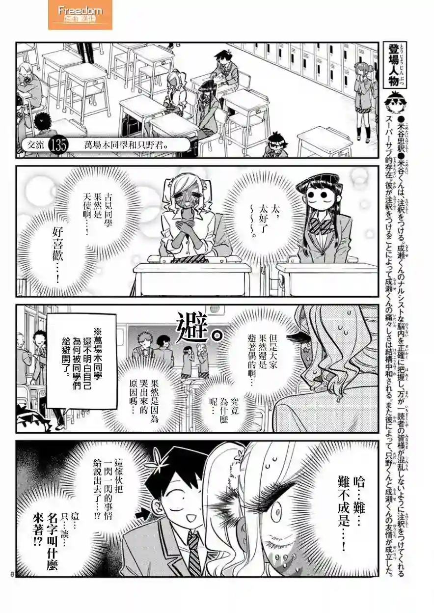 古见同学有交流障碍症第135话 万场木同学和只野君