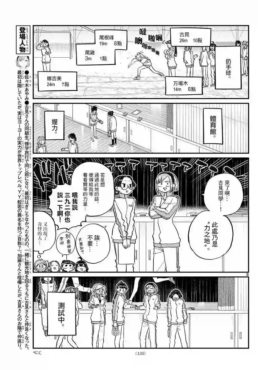 古见同学有交流障碍症第137话 是体力测试 2