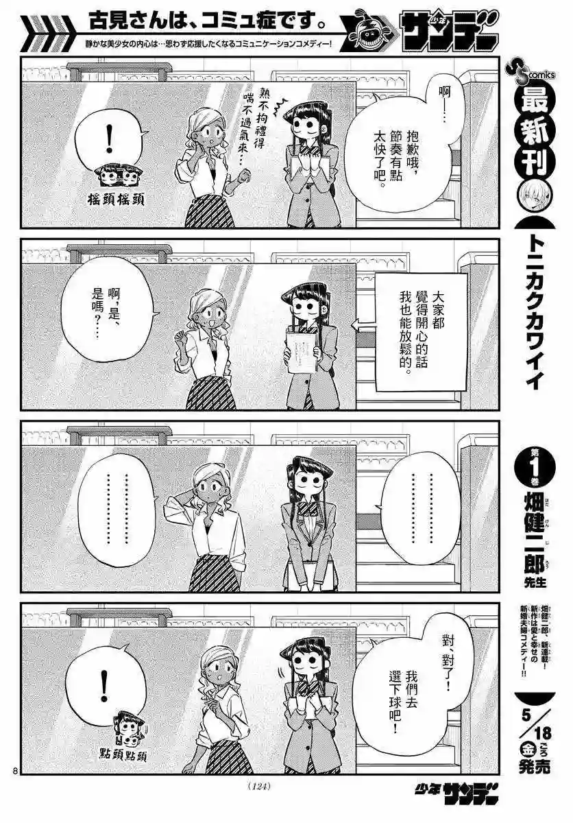 古见同学有交流障碍症第140话 是万场木的朋友。