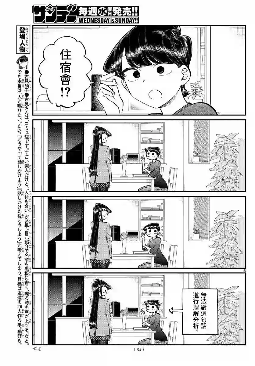 古见同学有交流障碍症第142话 是住宿舍